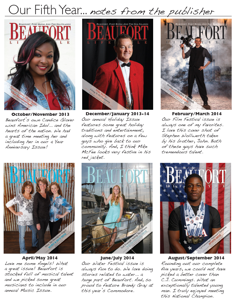 Our Fifth Year - Beaufort Lifestyle Magazine