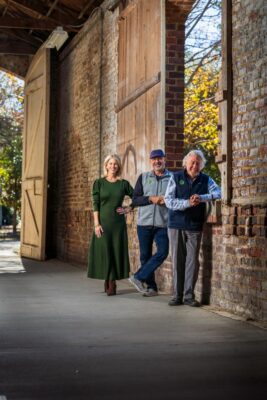 Left to Right: Sissy Perryman - Director of Advancement, Joe DeVito - Board Chair, and Dean Moss - Founder and Volunteer Executive Director